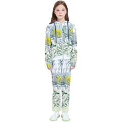 Thistle Alpine Flower Flower Plant Kids  Tracksuit by Modalart