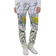 Thistle Alpine Flower Flower Plant Women s Casual Pants by Modalart