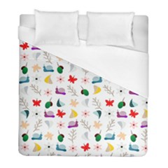 Snail Butterfly Pattern Seamless Duvet Cover (full/ Double Size)