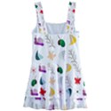 Snail Butterfly Pattern Seamless Kids  Layered Skirt Swimsuit View2