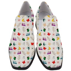 Snail Butterfly Pattern Seamless Women Slip On Heel Loafers by Bedest