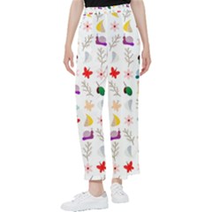 Snail Butterfly Pattern Seamless Women s Pants 