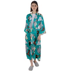 Plush Toys Stuffed Toys Maxi Satin Kimono by Bedest