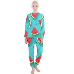 Watermelon Fruit Slice Women s Lounge Set by Bedest