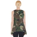 Camouflage Pattern Fabric Side Drop Tank Tunic View2