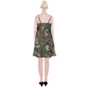 Camouflage Pattern Fabric Spaghetti Strap Velvet Dress View2