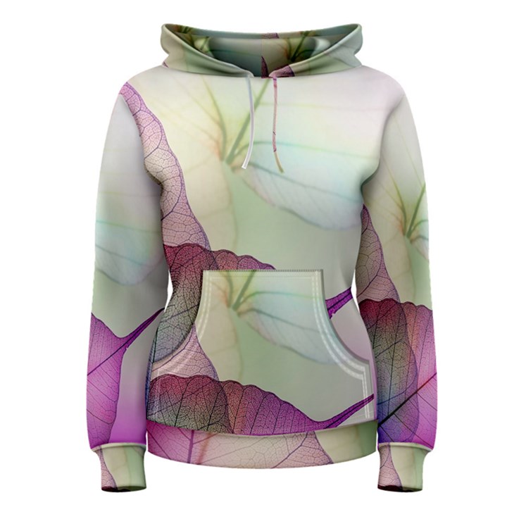 Leaf Desenho Micro Women s Pullover Hoodie