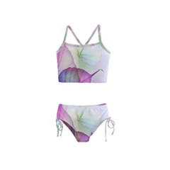 Leaf Desenho Micro Girls  Tankini Swimsuit by Bedest