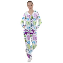 Butterflies Abstract Background Colorful Desenho Vector Women s Tracksuit by Bedest