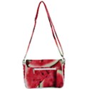 Watermelon Fruit Green Red Shoulder Bag with Back Zipper View3