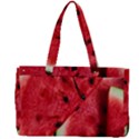 Watermelon Fruit Green Red Canvas Work Bag View2