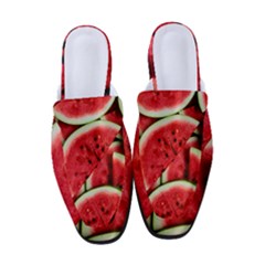 Watermelon Fruit Green Red Women s Classic Backless Heels by Bedest