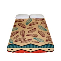 Ethnic-tribal-pattern-background Fitted Sheet (full/ Double Size)