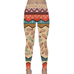 Ethnic-tribal-pattern-background Classic Yoga Leggings