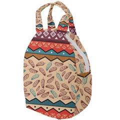 Ethnic-tribal-pattern-background Travel Backpack by Apen