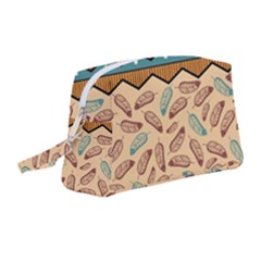 Ethnic-tribal-pattern-background Wristlet Pouch Bag (medium)