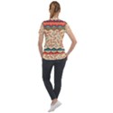 Ethnic-tribal-pattern-background Short Sleeve Zip Up Jacket View2