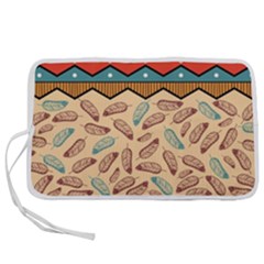 Ethnic-tribal-pattern-background Pen Storage Case (l) by Apen