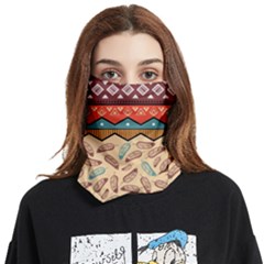 Ethnic-tribal-pattern-background Face Covering Bandana (two Sides)