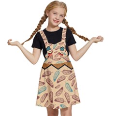 Ethnic-tribal-pattern-background Kids  Apron Dress by Apen