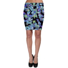 Chromatic Creatures Dance Wacky Pattern Bodycon Skirt by dflcprintsclothing