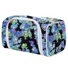 Chromatic Creatures Dance Wacky Pattern Toiletries Pouch