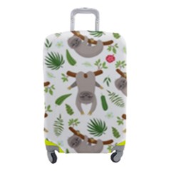 Seamless Pattern With Cute Sloths Luggage Cover (small) by Ndabl3x