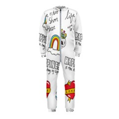 Abstract Fashion Background Suitable Fabric Printing Onepiece Jumpsuit (kids) by Ndabl3x