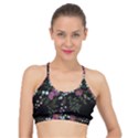 Embroidery Trend Floral Pattern Small Branches Herb Rose Basic Training Sports Bra View1