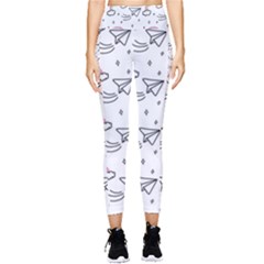 Cute Art Print Pattern Pocket Leggings 