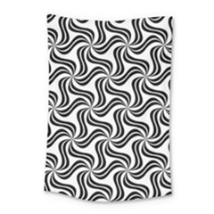 Soft Pattern Repeat Monochrome Small Tapestry by Ravend