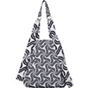 Soft Pattern Repeat Monochrome Center Zip Backpack View2