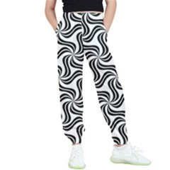 Soft Pattern Repeat Monochrome Kids  Joggers by Ravend