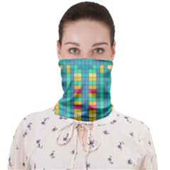 Checkerboard Squares Abstract Art Face Covering Bandana (adult)