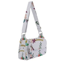 Floral Backdrop Pattern Flower Multipack Bag by Ravend