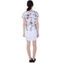 Floral Backdrop Pattern Flower Women s Sports Top View2