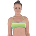 Pattern Banner Background Dot Set Tie Back Bikini Top View1