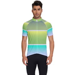 Pattern Banner Background Dot Set Men s Short Sleeve Cycling Jersey