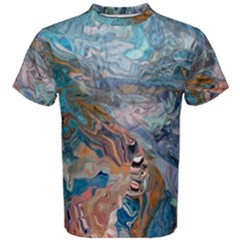 Abstract delta Men s Cotton T-Shirt