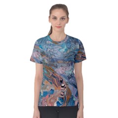 Abstract delta Women s Cotton T-Shirt