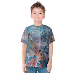 Abstract delta Kids  Cotton T-Shirt