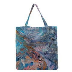 Abstract delta Grocery Tote Bag