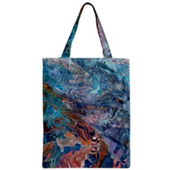 Abstract delta Zipper Classic Tote Bag