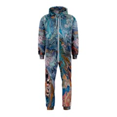 Abstract delta Hooded Jumpsuit (Kids)