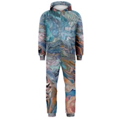 Abstract delta Hooded Jumpsuit (Men)