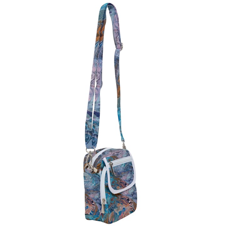 Abstract delta Shoulder Strap Belt Bag