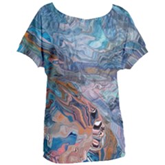 Abstract delta Women s Oversized T-Shirt