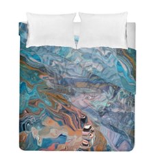 Abstract delta Duvet Cover Double Side (Full/ Double Size)