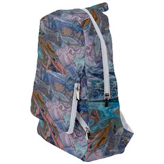 Abstract Delta Travelers  Backpack by kaleidomarblingart