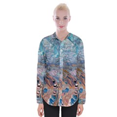 Abstract delta Womens Long Sleeve Shirt